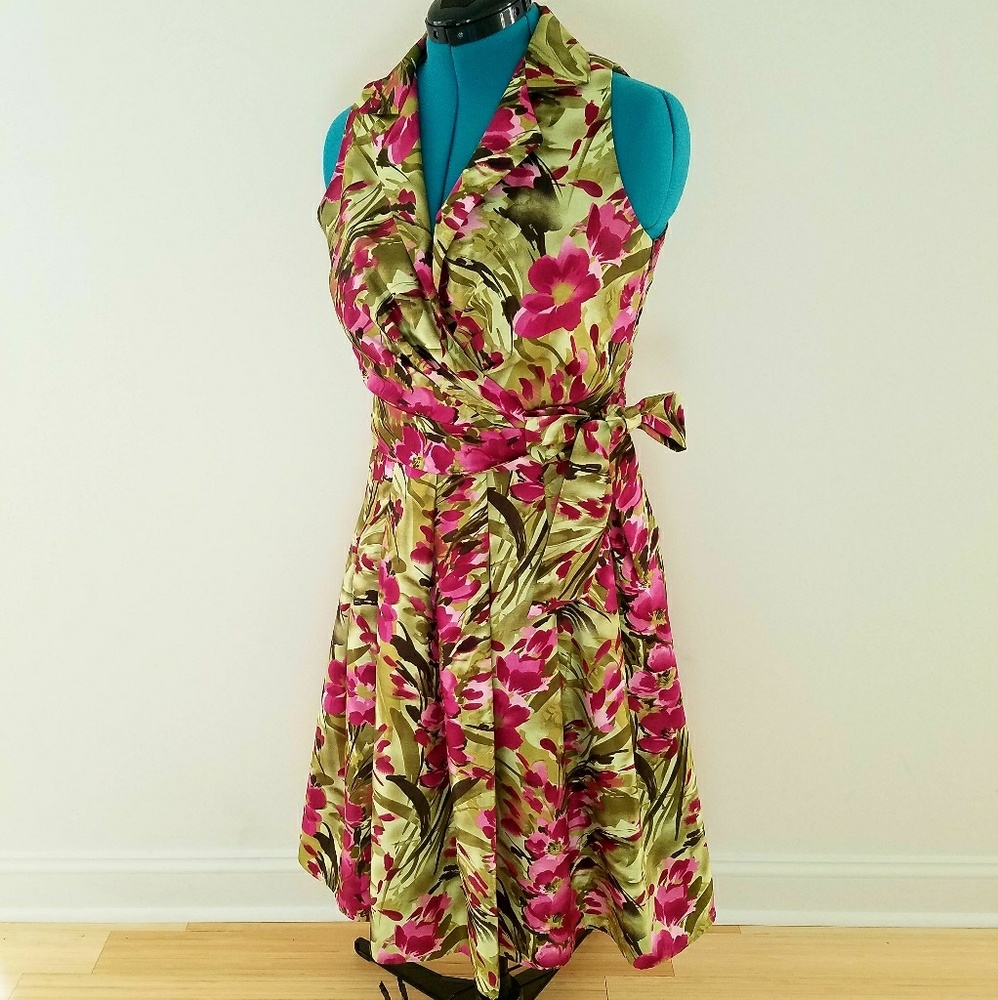 EUC New Directions Floral Dress Size 10